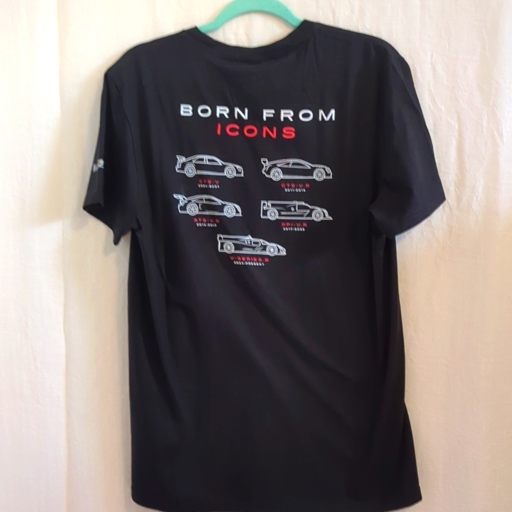 Cadillac Racing Black tee Shirt Medium